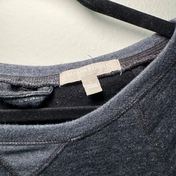 Banana Republic Knit Jersey Dress Women's SM Grey Casual Comfy - Picture 2 of 5